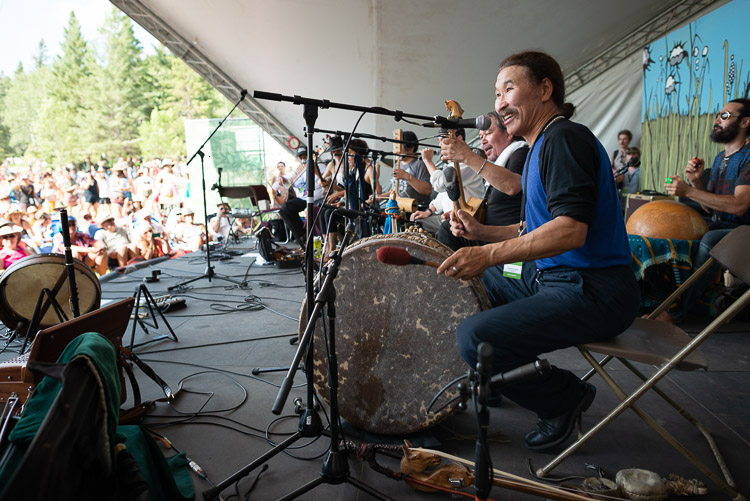 Smiles abound as cultures intermingle and mesh together onstage to create music that is entirely unique.