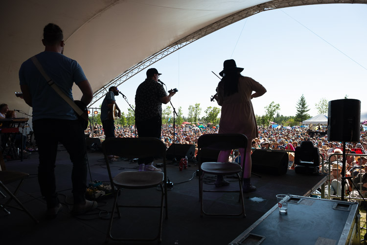 The Strumbellas strum a tune to a crowd that sings every word back at them - folk music at its finest.