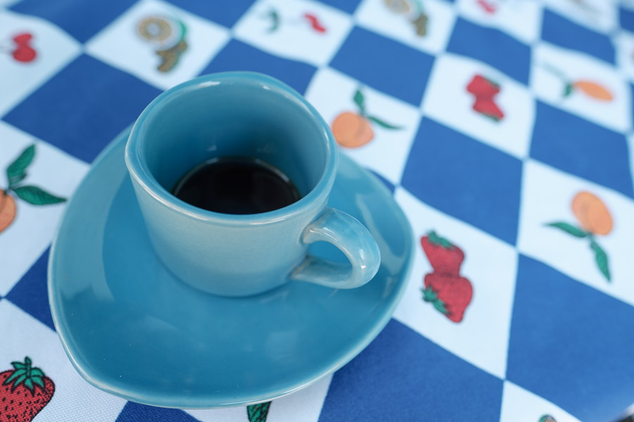 And finally, coffee is served.