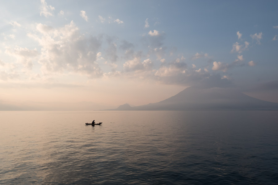 The early morning view right outside my doorstep. Quiet before any sort of motors are woken to stir the waters, Mayan fisherman try their luck at favourite fishing spots.