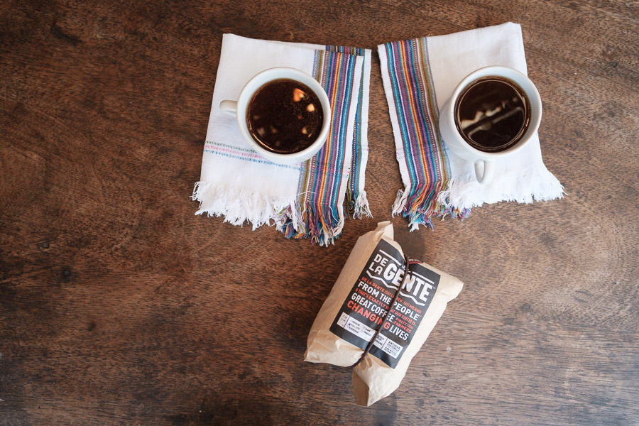 Brewed coffee from Mercedes of De La Gente is a cup of sunshine to be enjoyed with the quiet view of the morning.