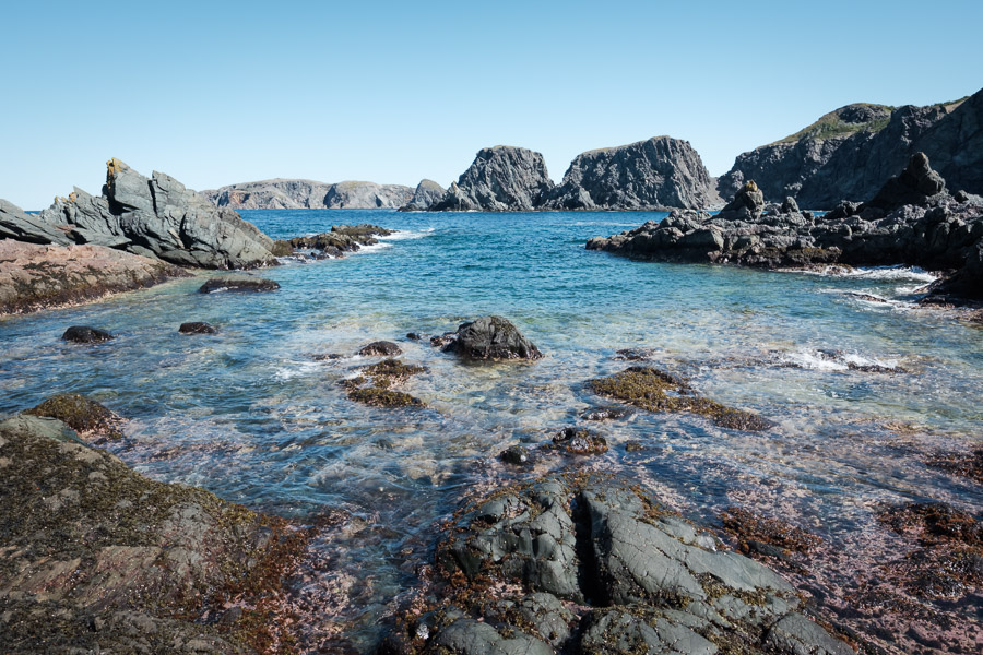 The beach, Newfoundland style.