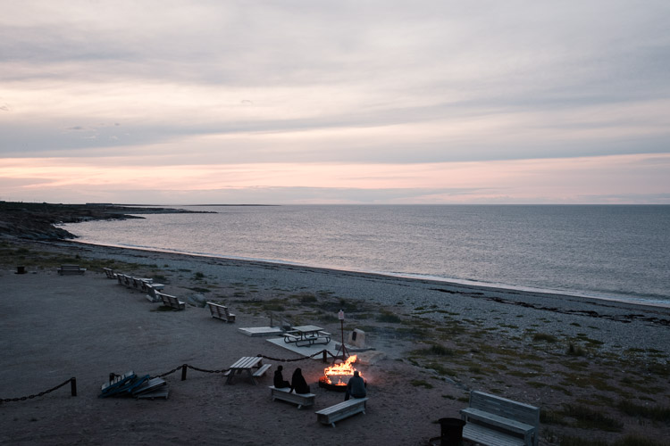Even in August it is clear that summer has already passed. It is said by residents that the end of summer is marked when the last flowers drop from the bright fireweed plant, but it is also felt on bare skin when the cool breeze comes in off the Hudson Bay.