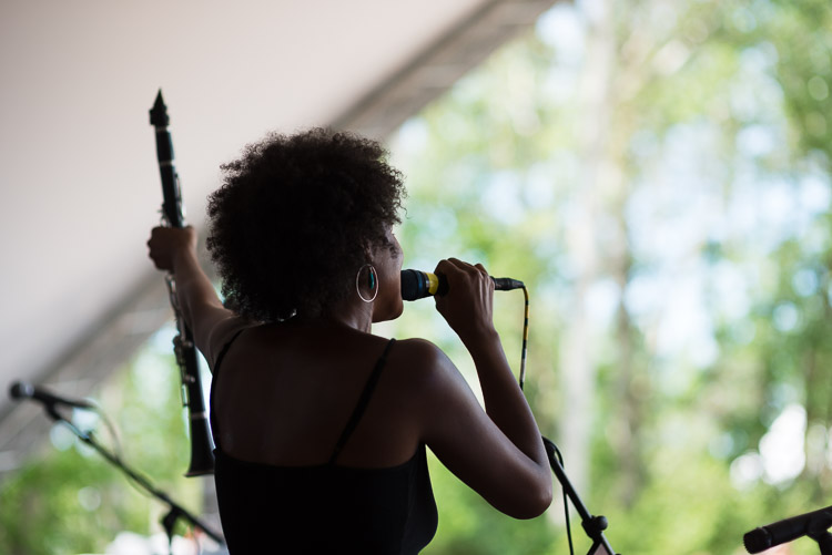 Allison Russell of Birds of Chicago wields a clarinet and a powerful voice.