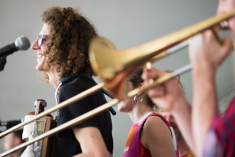 Smiles for miles with the Perch Creek Family Jugband.